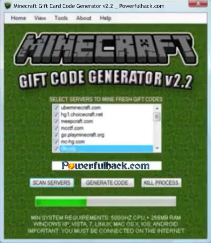 minecraft windows 10 edition code generator